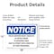 Signmission Truck Drivers Must Check In At Office Prior OSHA Notice Sign, Plastic, 18in W x 12in L, 2PK OS-2PACK-NS-P-1218-L-18737 - alternate 6